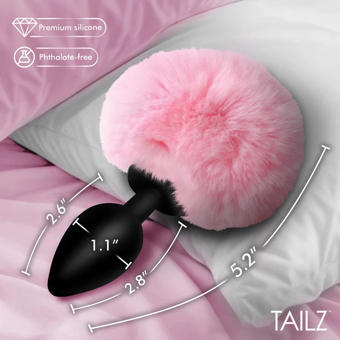 Tailz - 蓬松兔尾巴后庭塞 - 粉红色 照片-4