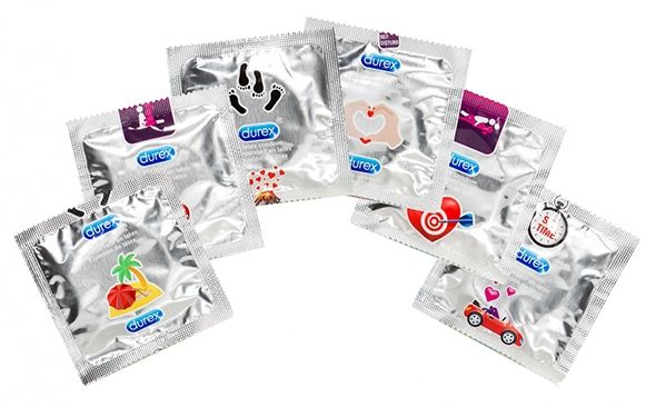 A fun 6-pack condoms with different condoms for every moment... Durex - Emoji Feel Fun Condoms 6's Pack photo-2