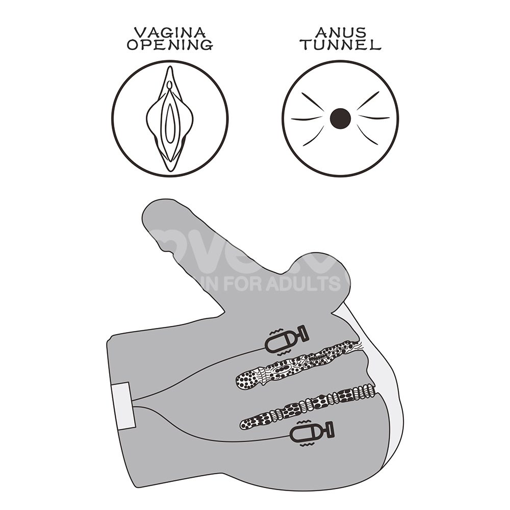 Introducing our exquisitely designed pleasure tool, the Stre... Lovetoy - Streetgirl #19 Sensation Masturbator w Dildo 2.8kg - Flesh photo-9