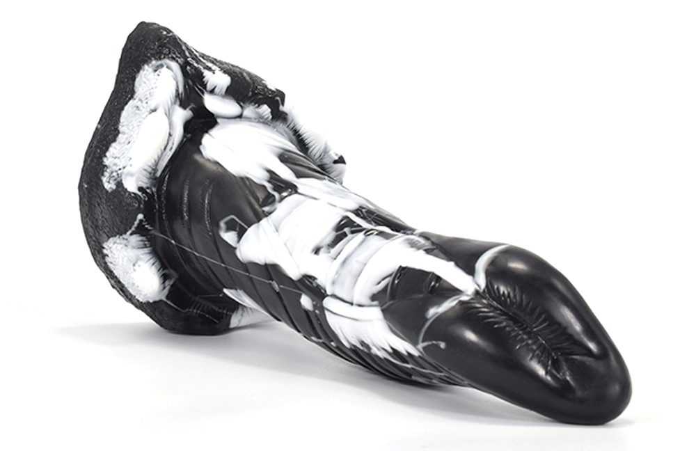 Unusual anal dildo, softness, skin-friendly and flexible
Ma... FAAK - Alien Curved Dildo - Black/White photo-6