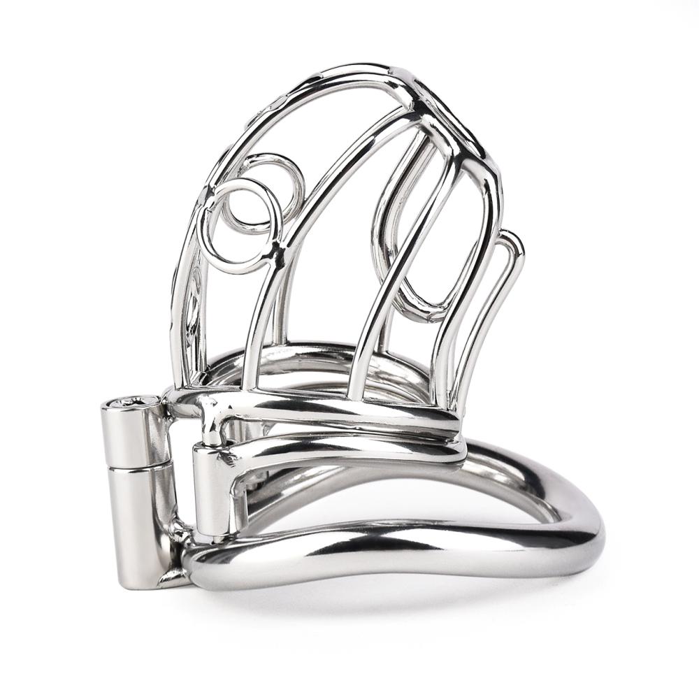 FAAK - Metal Chastity Cage w Urethral Sound  照片-7