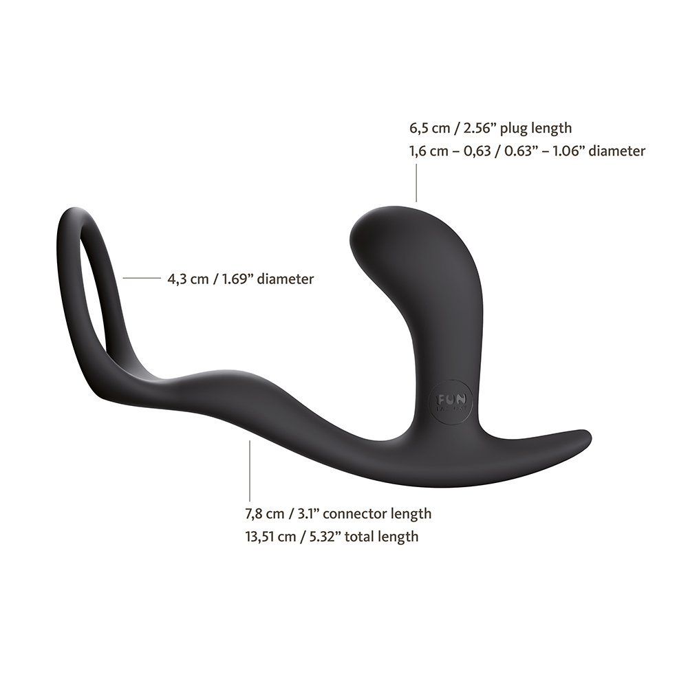 The BOOTIE RING combines the erection-boosting power of a si... Fun Factory - Bootie RIng - Slate photo-9