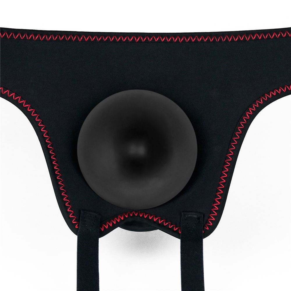 Built to deliver the most lifelike satisfaction, the Soft st... Lovetoy - Easy Strapon Set w Balls 8.5'' - Black photo-9