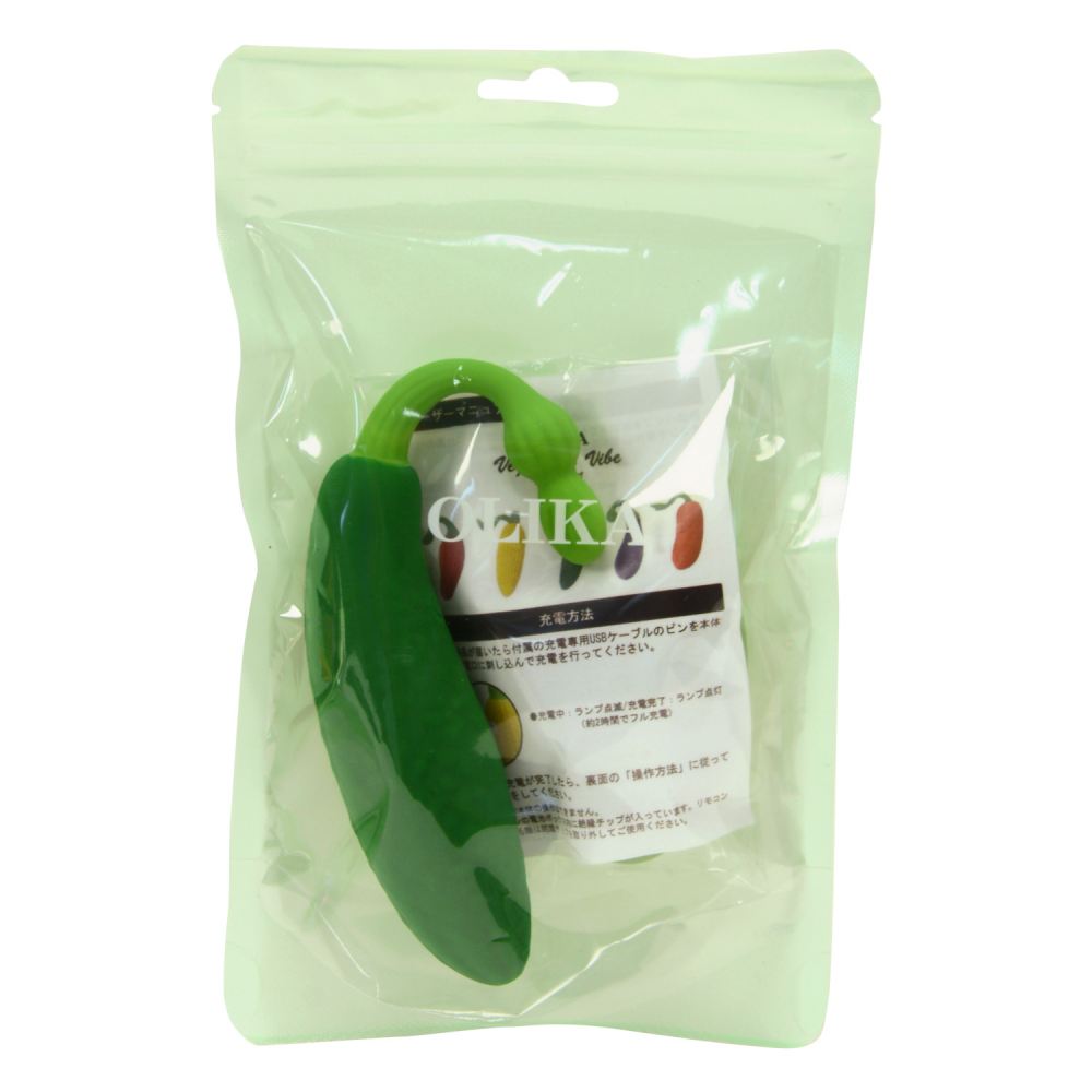Olika - Cucumber Mini Vibrator - Green 照片-11