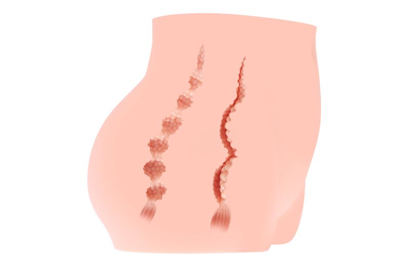 Offers strong tightening at the beginning of insertion, effe... Kokos - Cherry Double Hole Masturbator 2.8kg photo-5