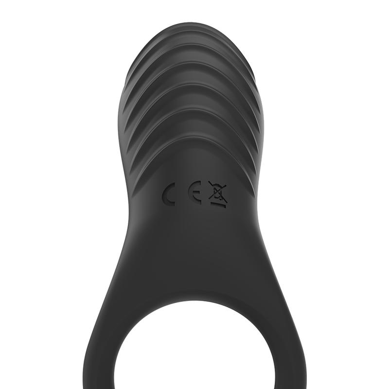 Conceived to fill and sublimate the pleasure of the couple. ... Brilly Glam - Alan Vibro Ring - Black photo-8