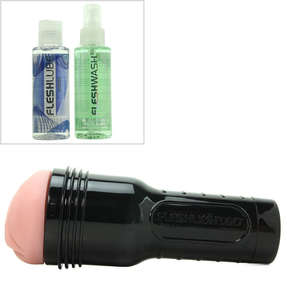 With the Fleshlight GO's discreet, light and compact design,... Fleshlight - Go Surge Combo Pink Lady photo-2