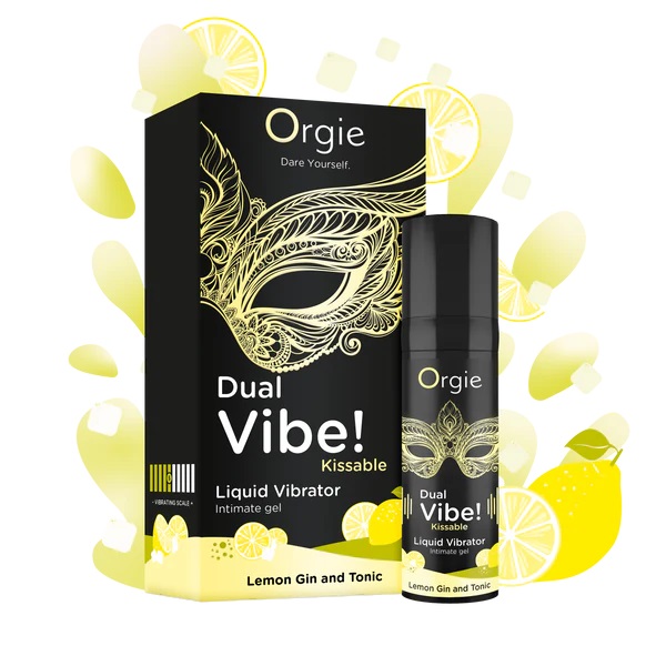 Kissable arousal intimate gel with Amazonian plants ingredie... Orgie - Dual Vibe! Lemon Gin Tonic - 15ml photo-2