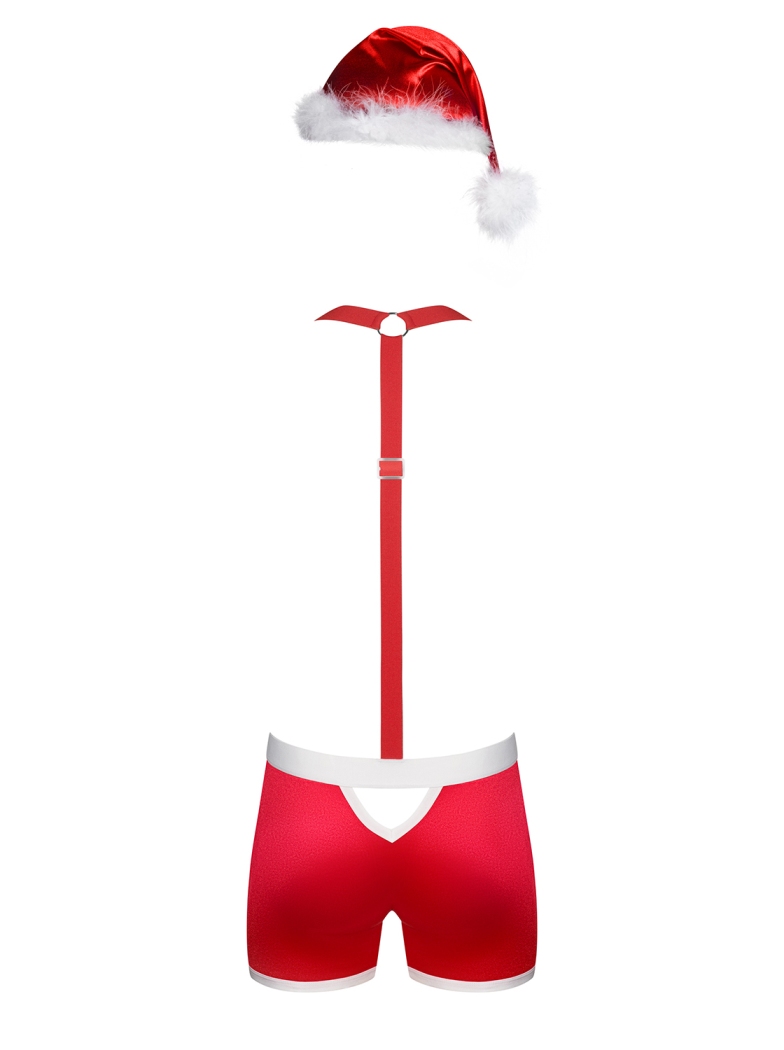 Don’t let your man miss out on the gifts. Give hi... Obsessive - Mr Claus Costume - Red - S/M photo-6