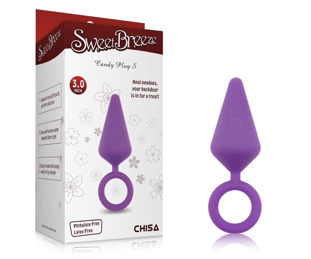 Easy Loop Base, Phthalates Free, Smooth Satin Finish.
Mate... Chisa - Candy Plug S - Purple photo-5