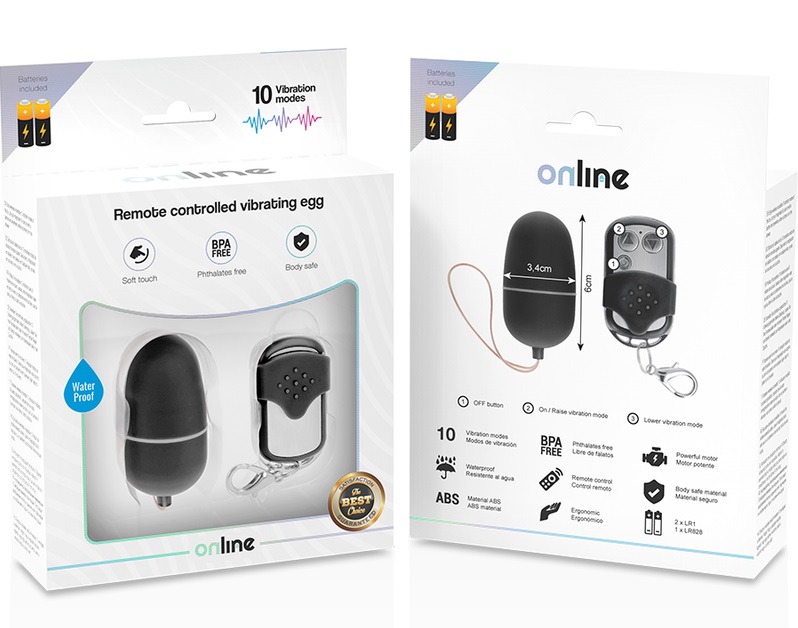Are you tired of the monotony and looking for something to s... Online - Vibro Egg w Remote M - Black photo-6