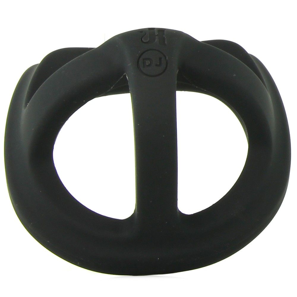 Designed to lift, separate, and tug the testicles for light ... Doc Johnson - Kick Cock Jock Splitter - Black photo-5