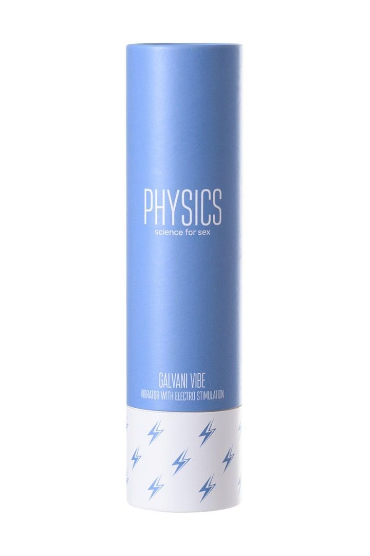 Vibrator with electro stimulation are designed with the laws... Physics - Galvani Electro Vibe - Blue photo-12