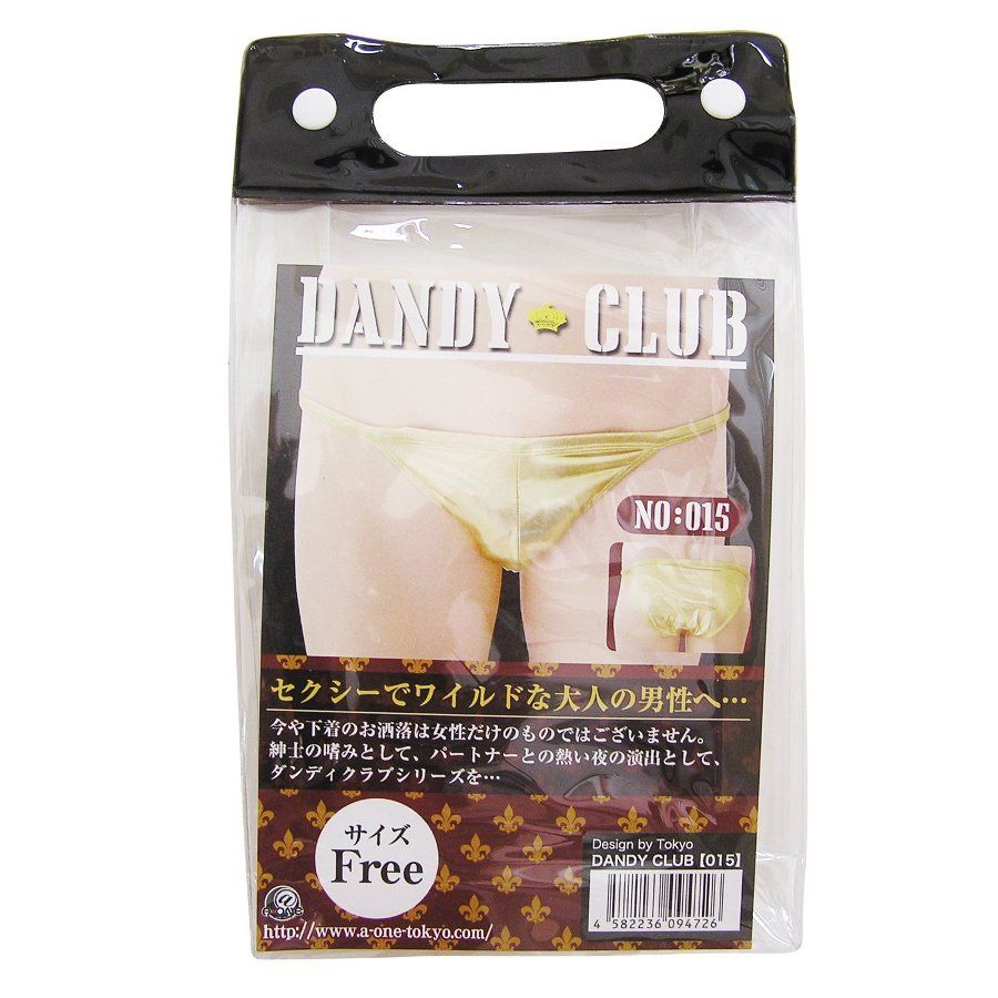 To sexy and wild adults. Dandy proof that you can not touch ... A-One - Dandy Club 15 Men Underwear - Gold photo-4