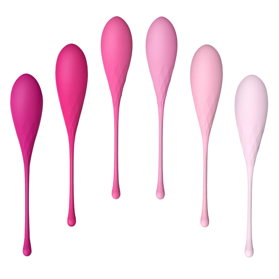 Discover Leslie, the new Vaginal delivery set.
This vaginal... Leslie - Kegel Fit Training Set - Pink photo-5
