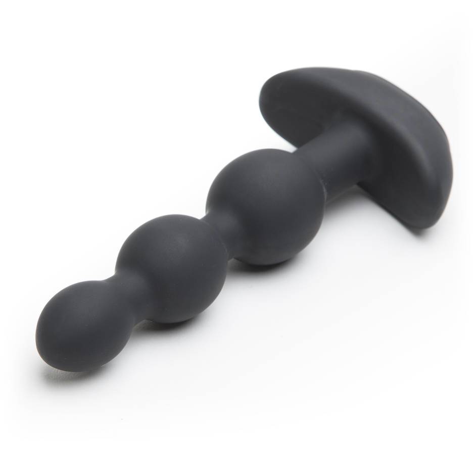 B-Vibe - Triplet Anal Beads - Black photo-5