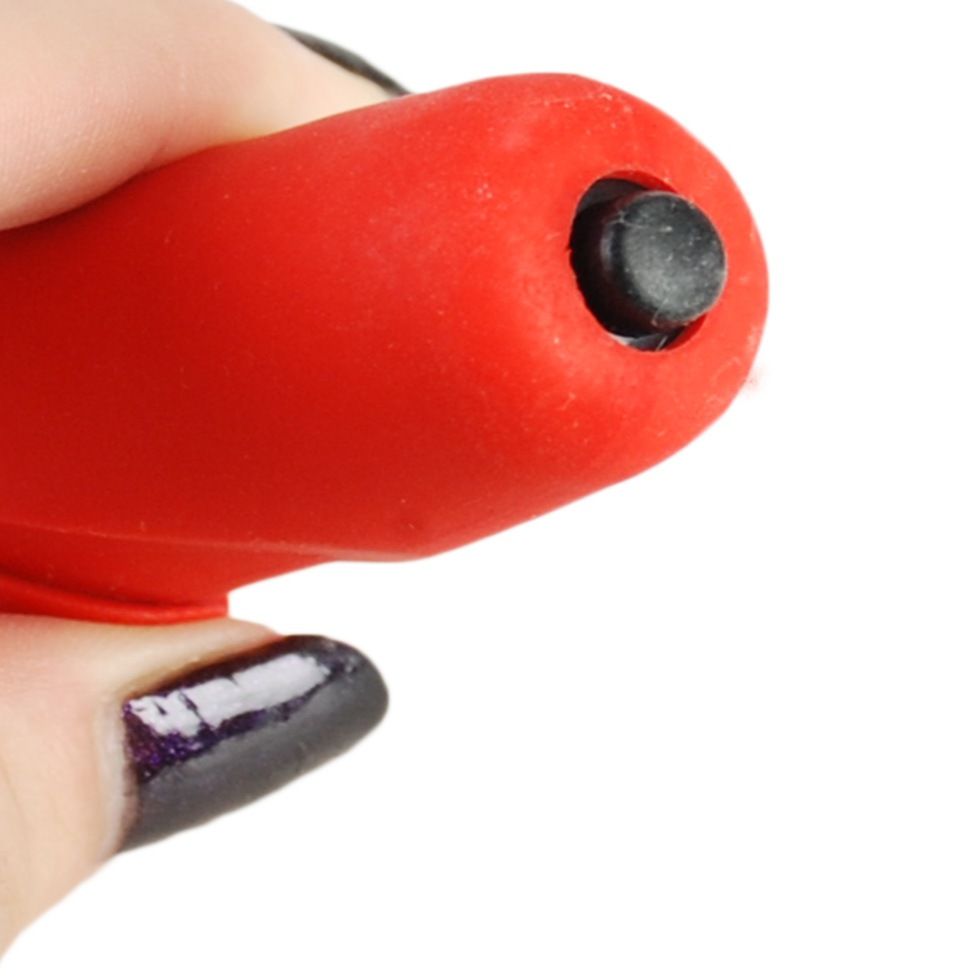A stick rotor covered with a powerful rotor with mat silicon... A-One - Smooth Red Vib photo-5