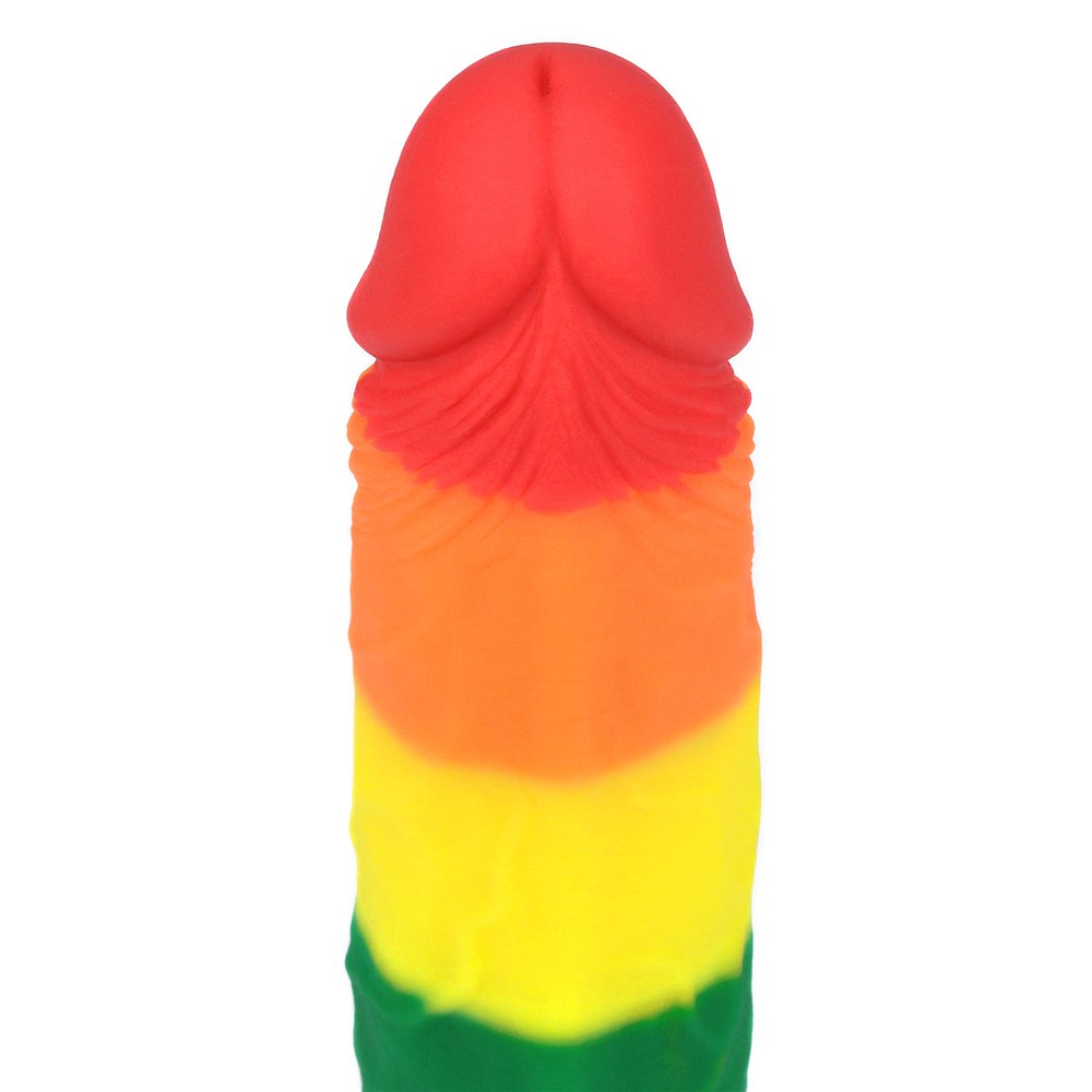 Lovetoy - 7" Prider Dildo - Rainbow photo-9