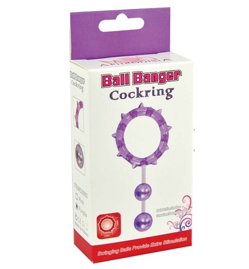 Penis Rings Ball Banger Double Cock Ring
Weight: 36.1g
Wate... Aphrodisia - Ball Banger Cock Ring with 2 Balls - Pink photo-6