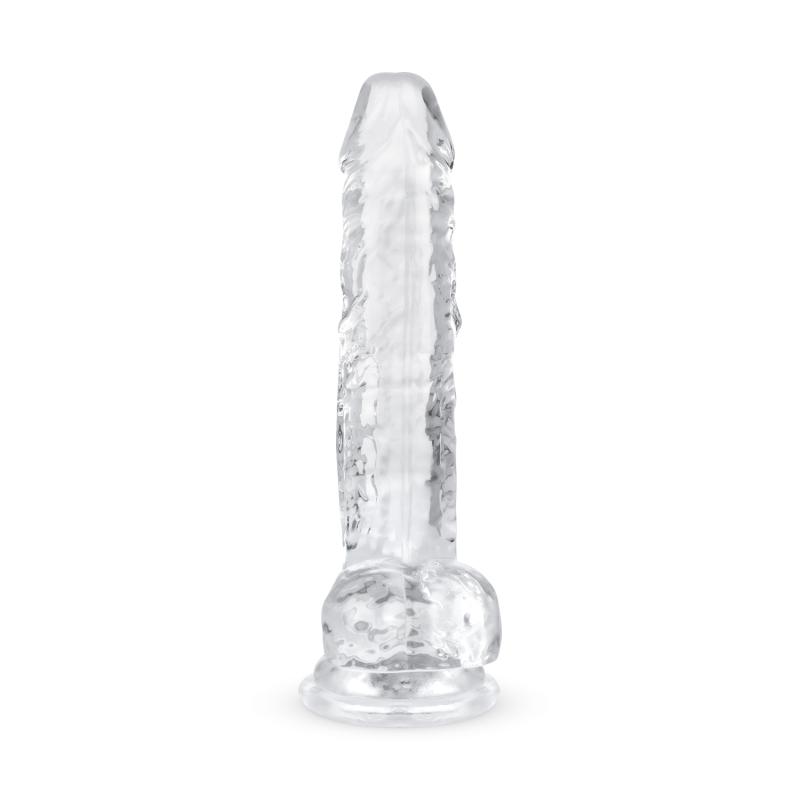 Easytoys - Jelly Realistic Dildo w Balls 17cm - Clear photo-6