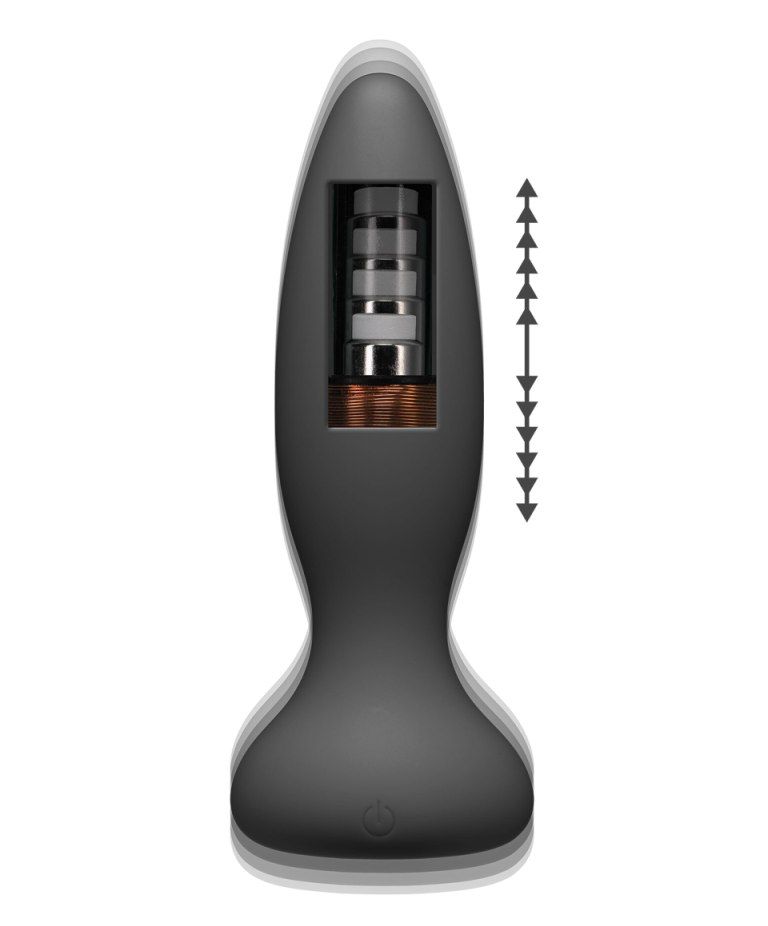 Doc Johnson - Thrust Adventurous Plug - Black photo-2