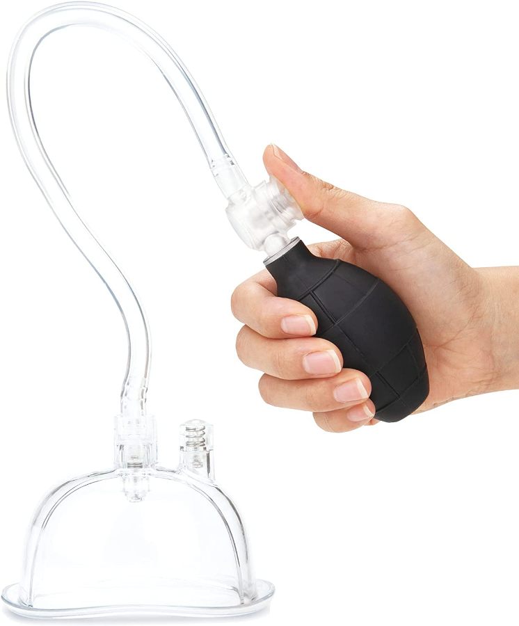 Enhance the look and feel of your lady-parts with the Deluxe... Lux Fetish - Pussy Pump w/Clit Clamp photo-2