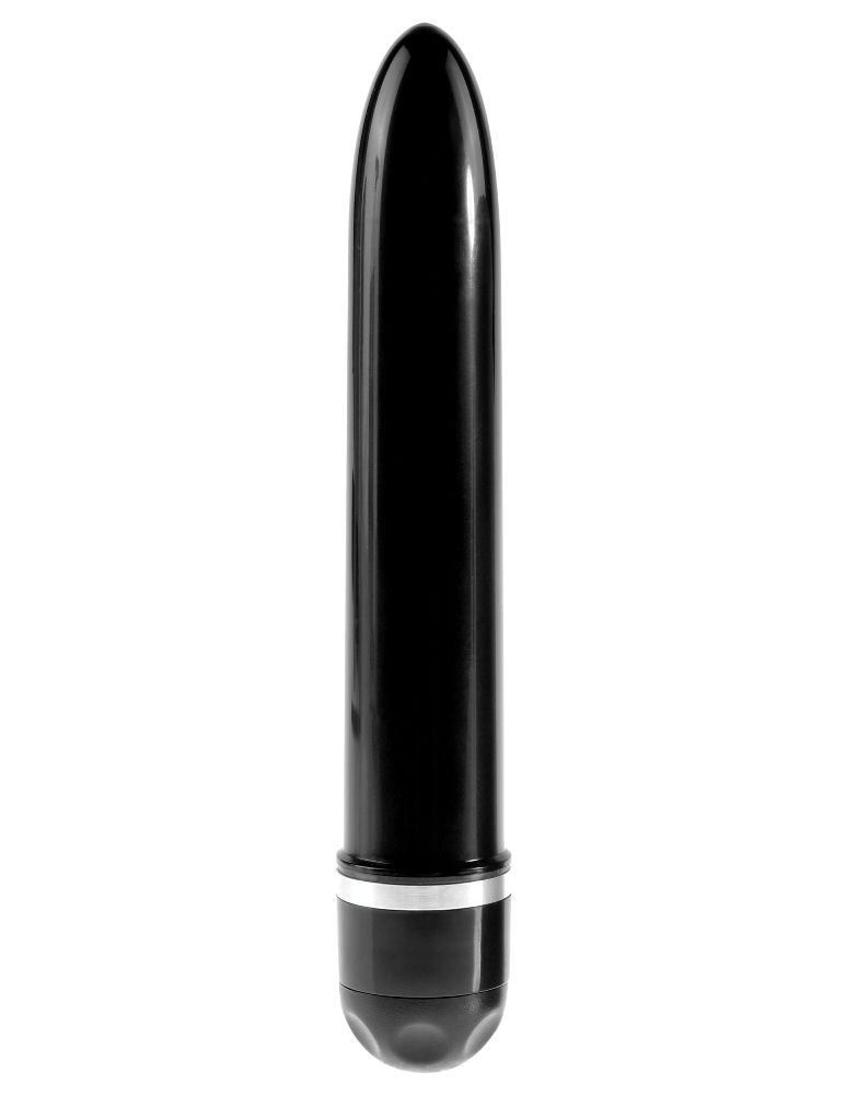 When you’re looking for a realistic vibe that’s always ready... King Cock - Cock 8″ Vibro Stiffy - Brown photo-2