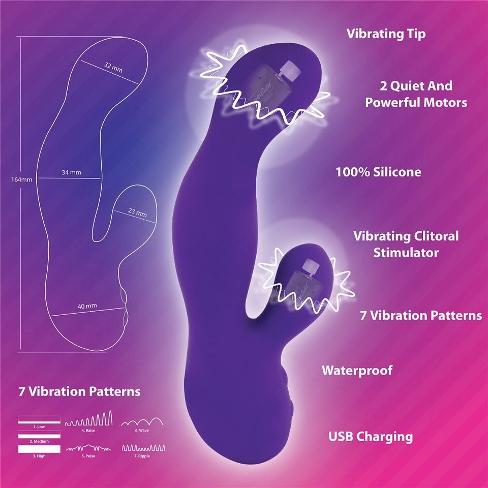 This romantic vibrator has so much more to offer than simple... Swan - Princess Swan(Special Edition) - Purple photo-7