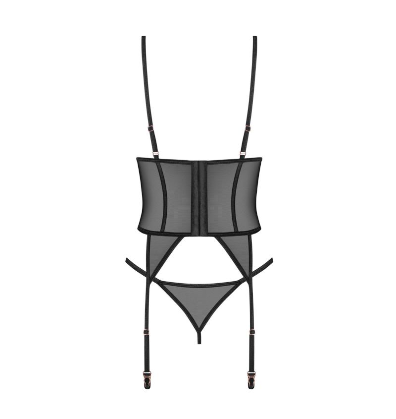 Obsessive - Euridia Corset - Black - XS/S 照片-5