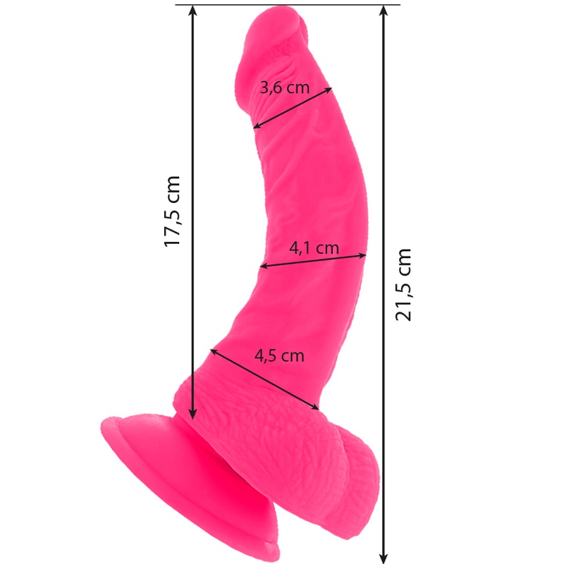 A complete range of dildos of a firm nature that are ready w... Diversia - Flexible Vibro Dildo 21.5cm - Pink photo-6
