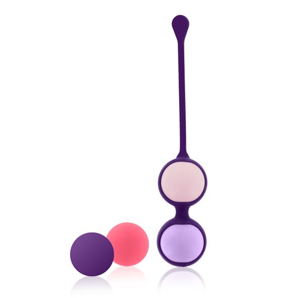 Work hard, play hard with these beautiful pussy playballs of... Rianne S - Essentials Pussy Playballs - Coral Rose photo-2