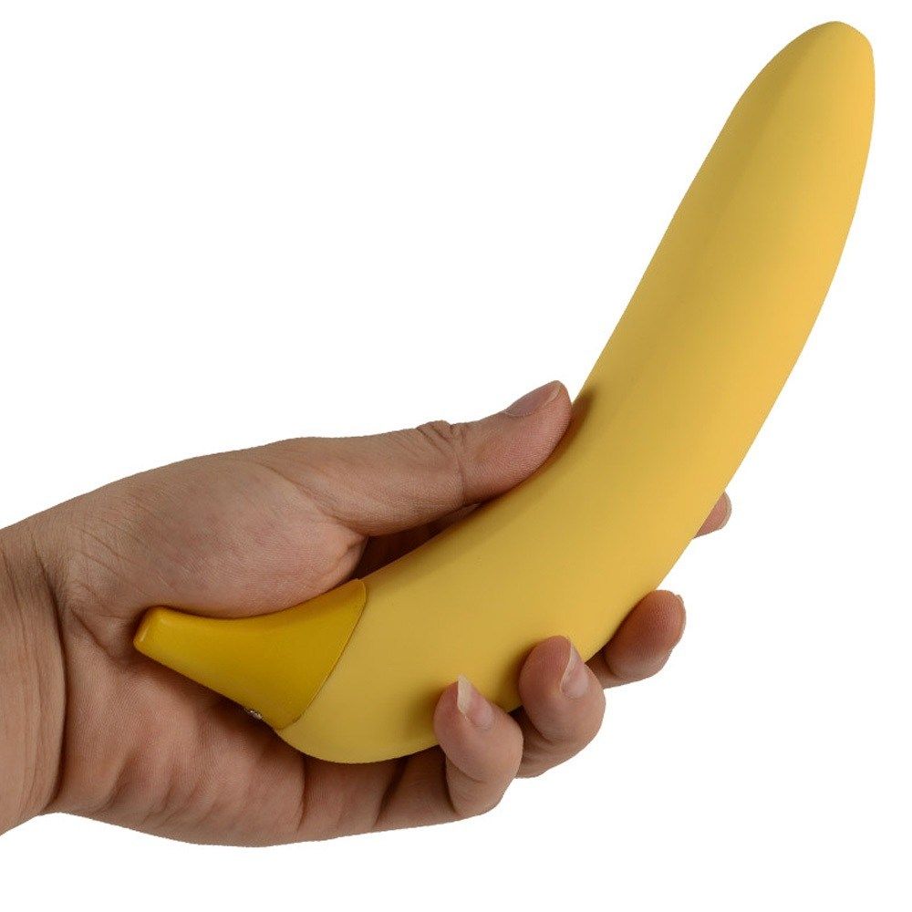 This vibrator is made of medical silicone, which has passed ... Aimec - Banana Shaped Vibrator photo-2