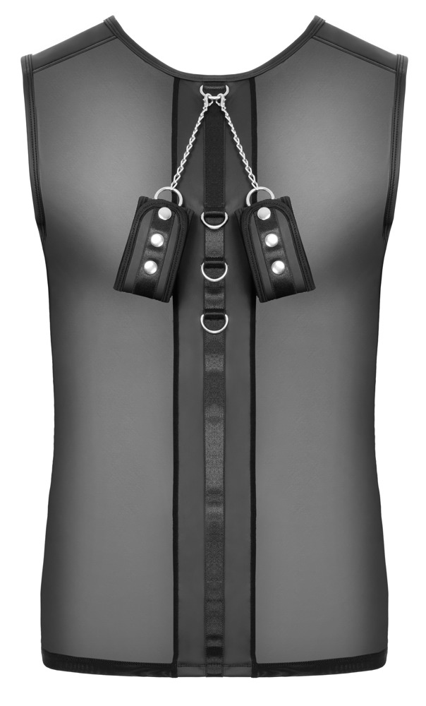 Svenjoyment - Shirt w Hand Cuffs - Black - L photo-7