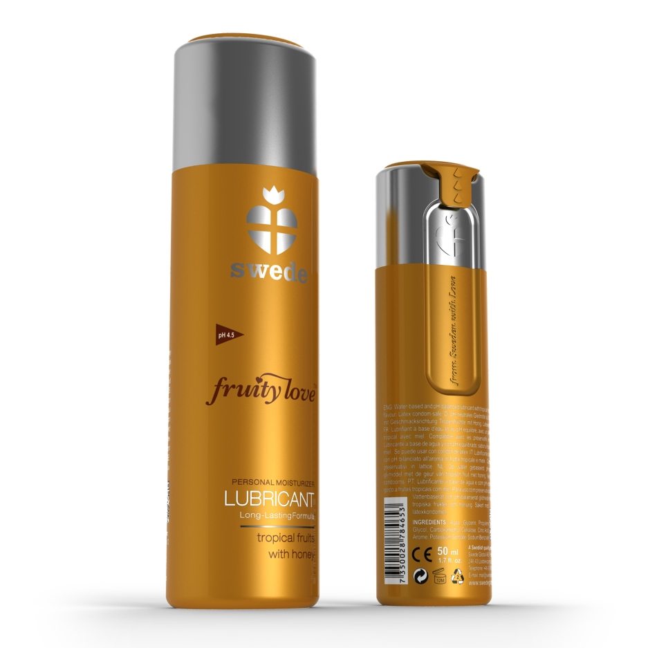 With Fruity Love Lubricant Swede is continuing to create new... Swede - Fruity Lube Tropical Fruit & Honey - 50ml photo-2
