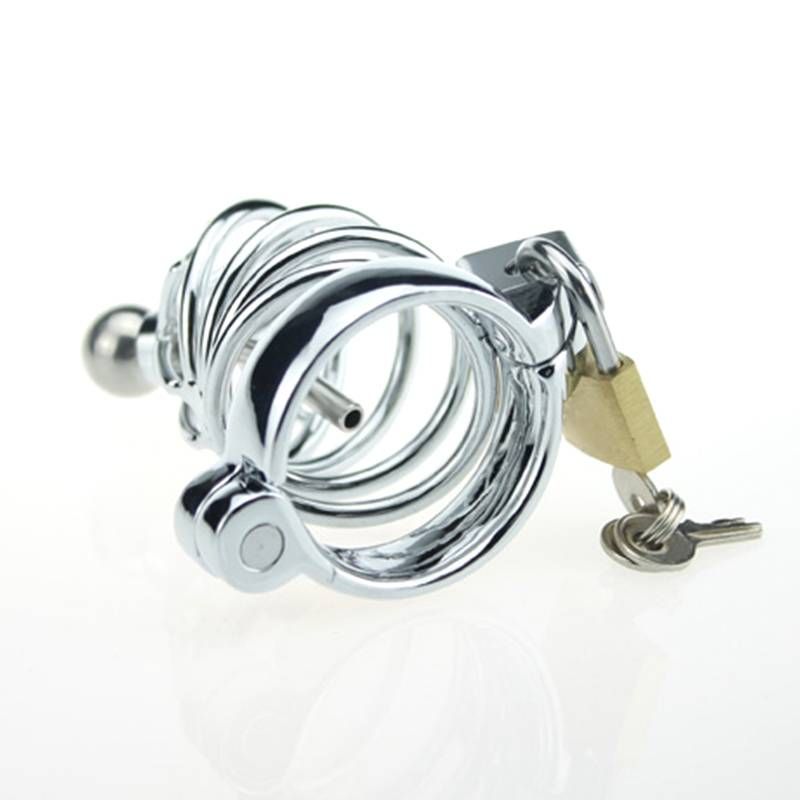 Disclaimer: These products as with all products on this site... MT - Cock Cage with Penis Plug Short 40mm photo-5