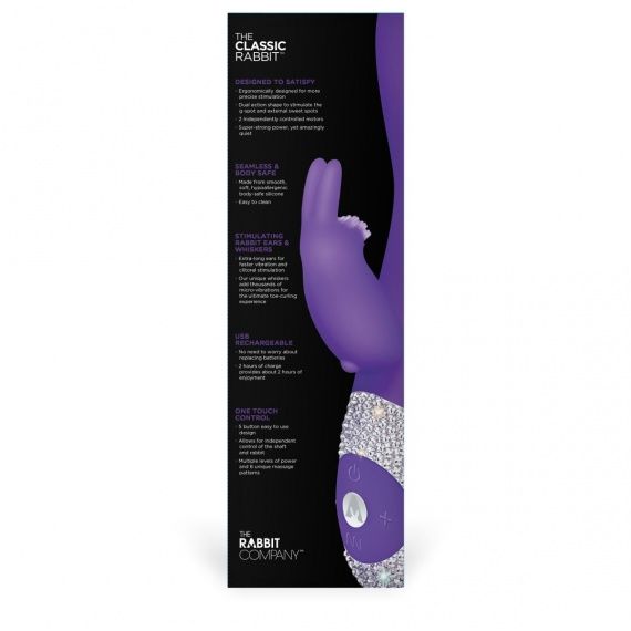 A favorite among women for decades, the Classic Rabbit featu... TRC - The Classic Rabbit - Purple Bling photo-4