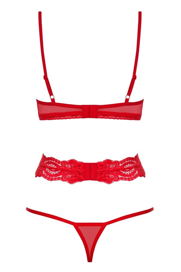 Have you been looking for something absolutely special? Good... Obsessive - 829-TED-3 Teddy - Red - L/XL photo-8