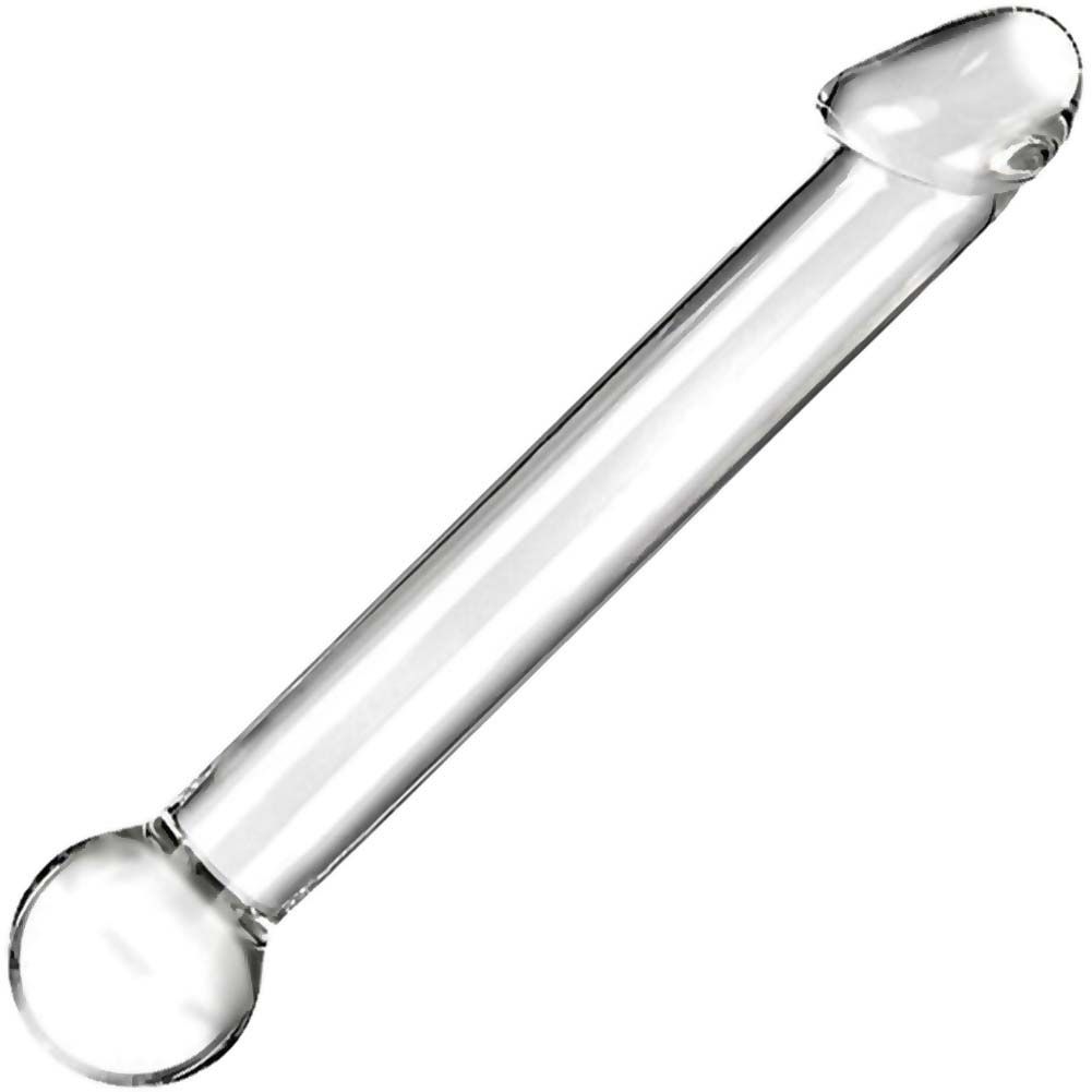 Experience the satisfaction of a realistic penis head combin... Glas - 7" Realistic Head Glass Dildo photo-3