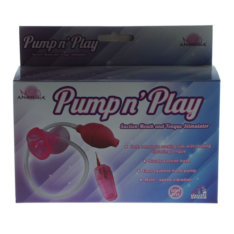 Girls watch out! Pump n\' play means business.
This sti... Aphrodisia - Pump n's Play Suction Mouth - Pink photo-8