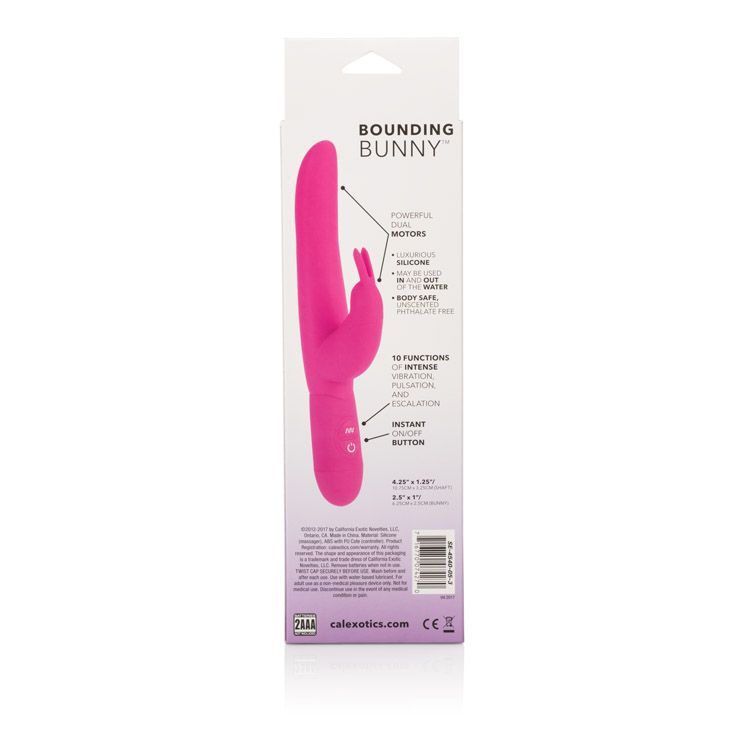 The Posh 10-Function Bounding Bunny is a super-slim, seamles... CEN - Posh Bouncing Bunny Rabbit Vibrator - Pink photo-9