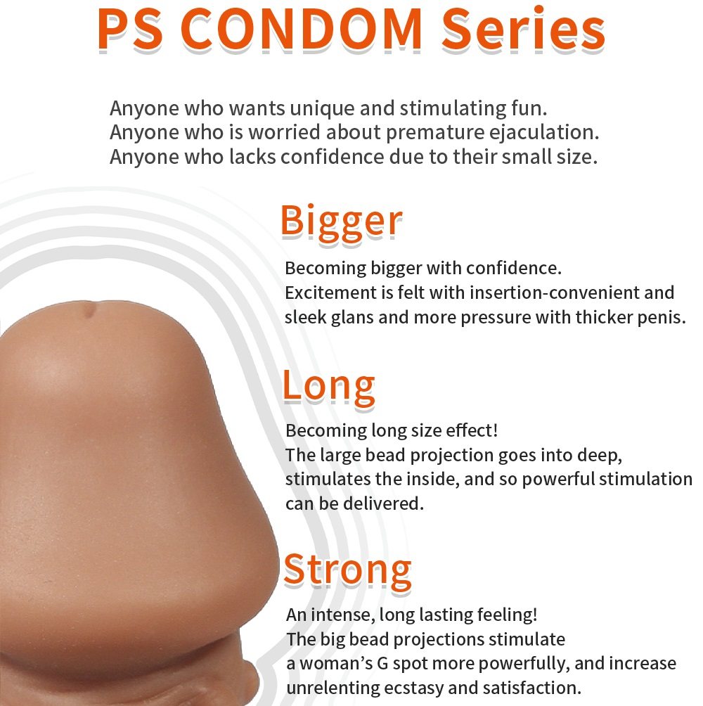 Penis Sleeve #2 is very elastic nozzle on the penis, tightly... Kokos - Penis Sleeve #2 L - 43x54x165mm photo-4
