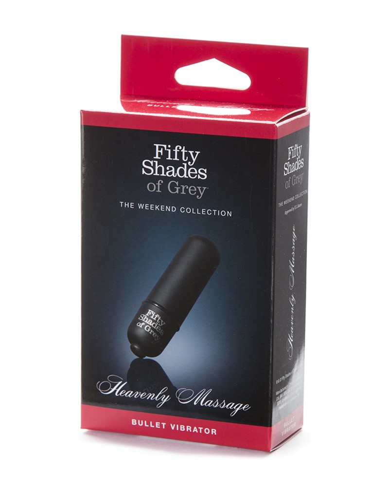 (G) Fifty Shades of Grey - Heavenly 震動子彈 - 黑色 照片-4