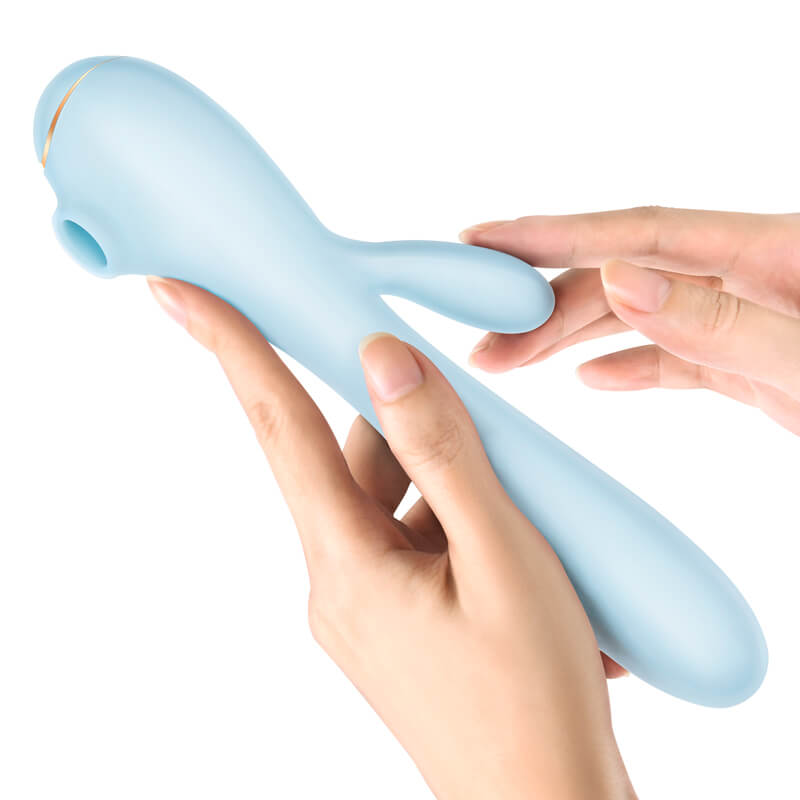 Sucking and double vibrating function
Heating with constant ... Erocome - Apus Rabbit - Blue photo-3