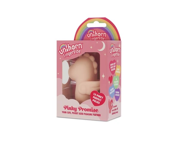 Unihorn - Pinky Promise 手指套震动器 - 粉红色 照片-11