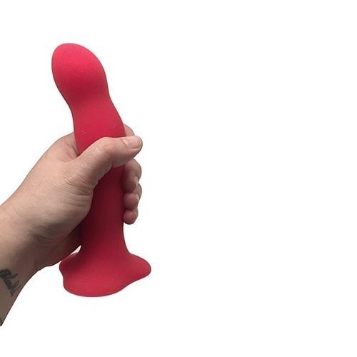 At first glance the BOUNCER looks like just your regular dil... Fun Factory - Bouncer Dildo - Red photo-5