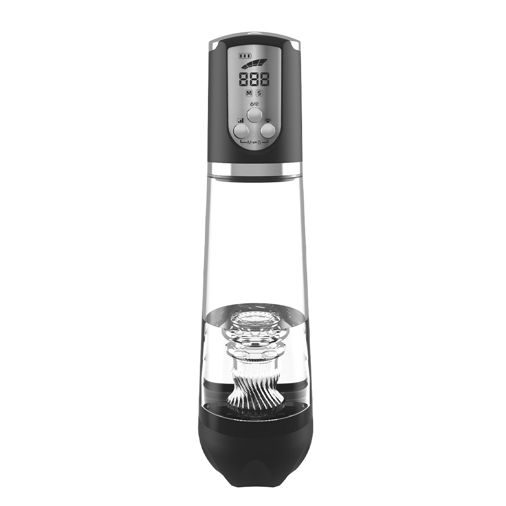 Explore the suction levels of vacuum pumping to get the perf... Canwin - Penis Pump Automatic w Masturbator photo-3