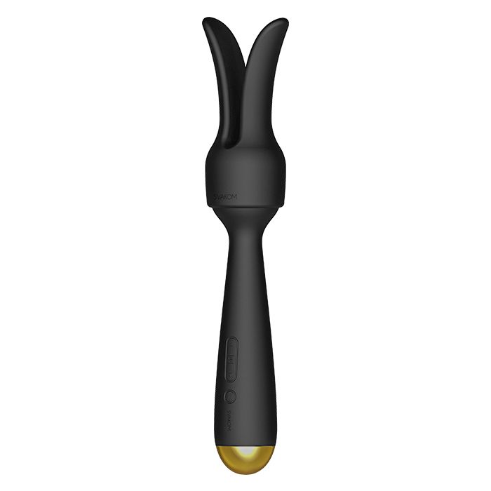 Sexy design with detachable bunny ears that will take Emma’s... SVAKOM - Emma Neo Warming Vibrator - Black photo-3