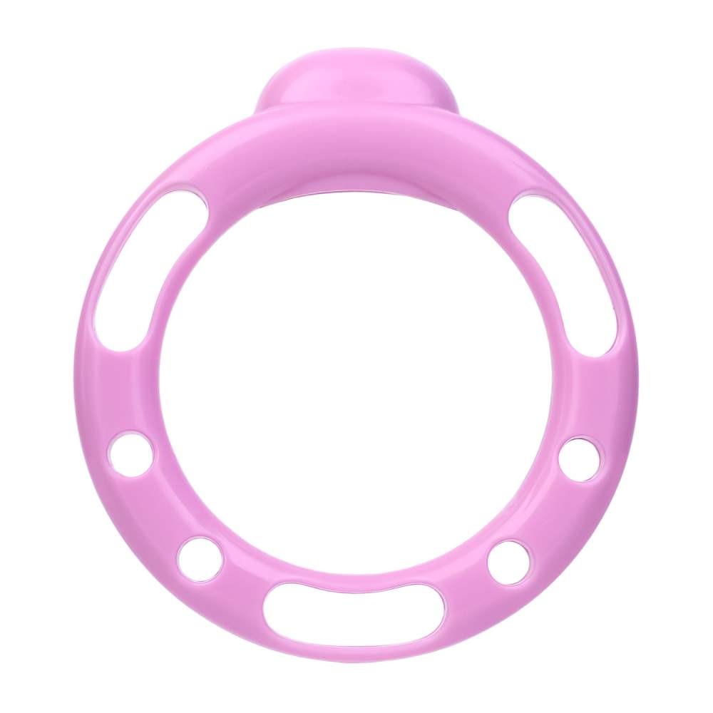 FAAK - Bow Chastity Cage w Cock Plug - Pink photo-18
