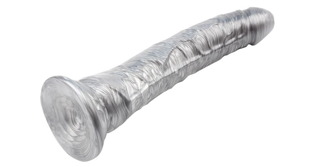 Anti-bacterial, Better-than-real, Strong suction cup.
Mater... Chisa - Mike Hawk Dildo - Silver photo-6