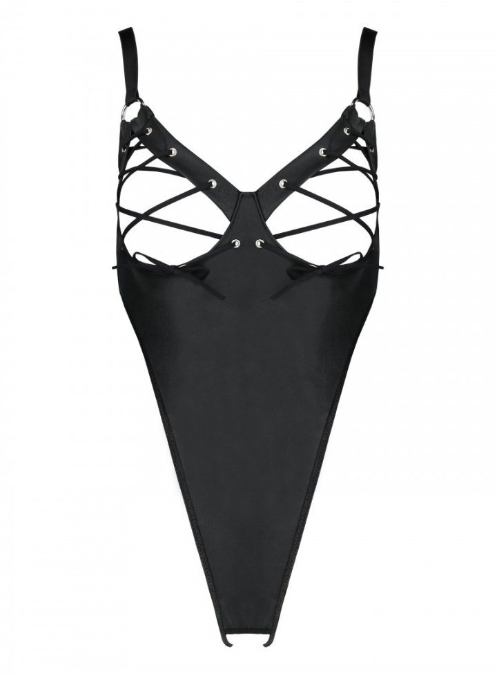 The unique Celine leather body by Passion was created to tem... Passion - Celine Body - Black - S/M photo-5